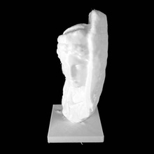 head veiled young woman mus des beaux-arts lyon scan 3d print model - Mito3D