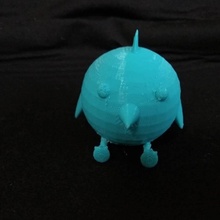 Huhn Spielzeug Spiele Niedlich chibi kawaii 3d print model - Mito3D