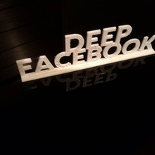 profundo facebook gadgets aparelhos eletrônicos logotipo profunda 3d print model - Mito3D