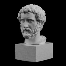 antoninus pius conheceu york scan busto escultura mármore 17ad antoninuspius 3d print model - Mito3D