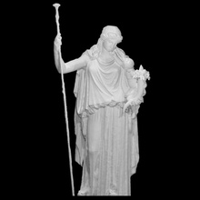 eirene royal cast collection copenhagen scan goddess greek mythology roman sculpture spear woman myth muse cuturalherutage cornucopia 3d print model - Mito3D