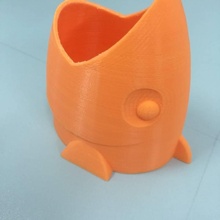 fishpenholder & garden fish penholder 3d print model - Mito3D