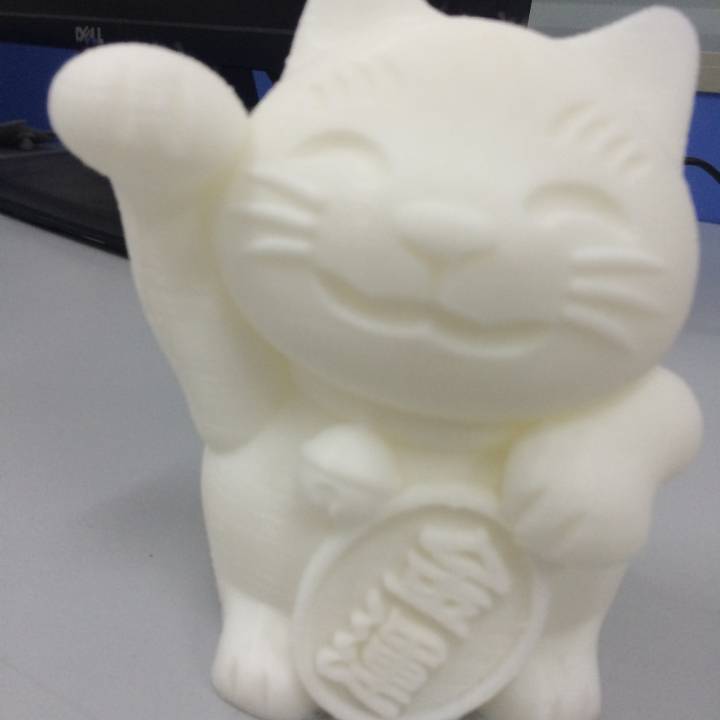 fortune chat jardin cat 3D print model - Mito3D
