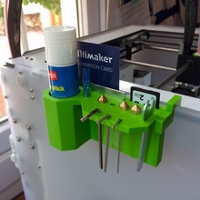 ultimaker 2+ herramienta boquilla titular mano izquierda construir impresora 3d 3d print model - Mito3D