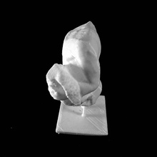 infant holding bird mus des beaux-arts lyon scan 3d print model - Mito3D