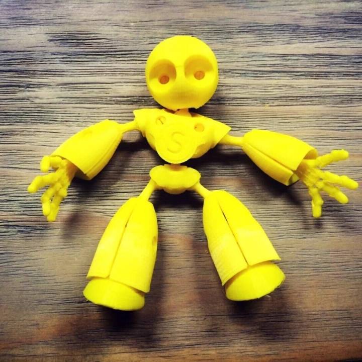 petit robot jouets jeux mignon 3D print model - Mito3D