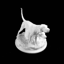 captif chiens dépôt sculptures paris numérisation 3d print model - Mito3D