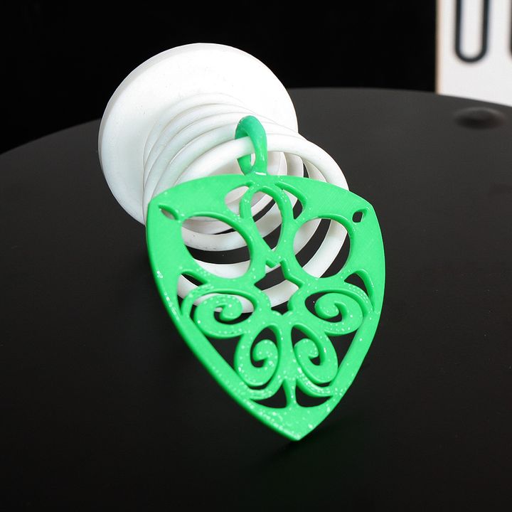 floral collier pendentif bijoux 3D print model - Mito3D