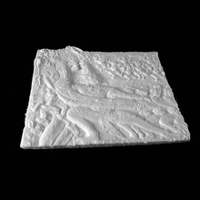 relevo representando samudra manthan mus guimet paris scan 3d print model - Mito3D