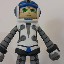 beck mächtigen 9 fan Kunst android Abbildung Figur Spiel retro Roboter videogame megaman cyborg mightyno9 3d print model - Mito3D