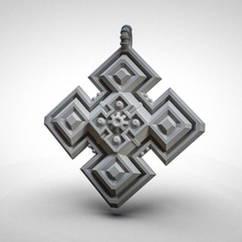 locust - medal 1 jewellery pendant gearsofwar gearsofwar4 3d print model - Mito3D