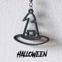 earrings halloween wizard hat 1 jewellery 3d printing printed 3d print model - Mito3D