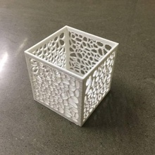voronoi box giardino pencilholder 3d print model - Mito3D