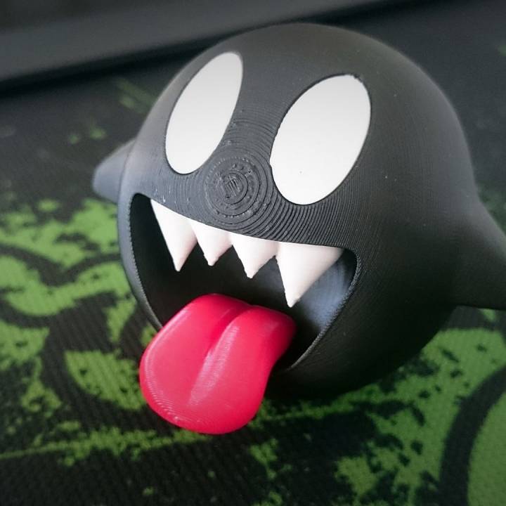 bomba boo fan art nintendo cartone animato carino ghost halloween spaventoso mario robox moore forge3d martin 3D print model - Mito3D