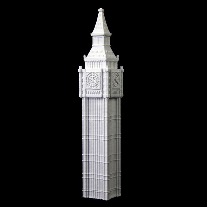 big ben london scan architecture building famous monument bigben competition-verbatim 3D print model - Mito3D