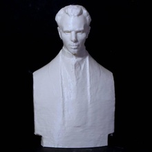vasile parvan busto scan hombre 3d print model - Mito3D