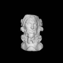 head satyr scan 3d print model - Mito3D