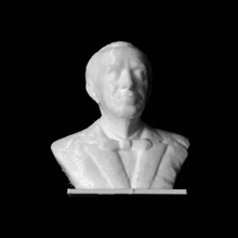 risto krle busto scan hombre 3d print model - Mito3D