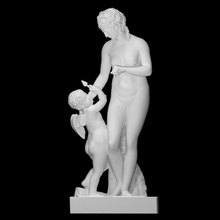 vénus réprimandait l'amour collection lincoln royaume uni numérisation marbre cupidon 3d print model - Mito3D