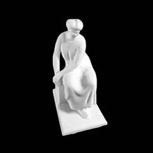 seated woman scan 3d print model - Mito3D