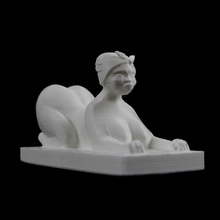 subtilité domino raffinerie sucre york numérisation course sculpture contemporaine sphinx féminité karawalker 3d print model - Mito3D
