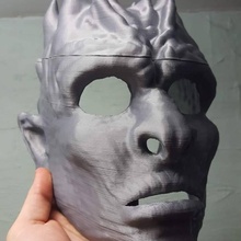 white walker mask & mini sculpture props cosplay halloween king hbo large meshmixer gameofthrones multi tvshows got7 3d print model - Mito3D
