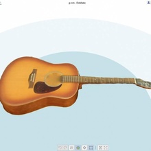 autodesk yeniden martı gitar eğitim tarama versiyonu 3d print model - Mito3D