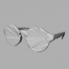 óculos sol moda acessórios 3d print model - Mito3D
