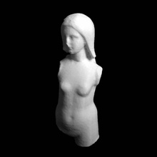 statua femminile mulva scansione 3d print model - Mito3D