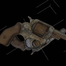designbycapture revolver 3dscan sicurezza personalizzati fondina realtà virtuale fan art pistola vintage arma fuoco fotogrammetria 3d print model - Mito3D