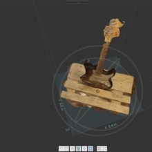 guitar fender stratocaster education contest design memento fusion 123d remake recap 3d print model - Mito3D
