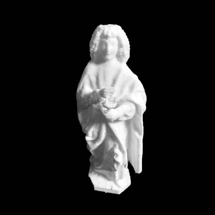 sant joan evangelista scan Frau fullbody 3D print model - Mito3D