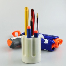 gun barrel organiser & garden holder bathroom design desk office supportfree 3d print model - Mito3D