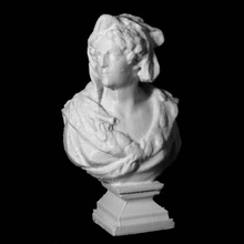 allegory transience life scan bust woman 3d print model - Mito3D