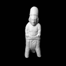 pottery figurine priest scan 3d print model - Mito3D