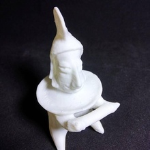 pottery torso female scan 3d print model - Mito3D