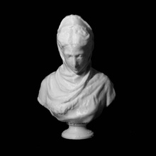 portrait unknown woman scan bust 3d print model - Mito3D