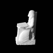 statue amenemint numérisation 3d print model - Mito3D