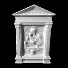 relief madonna Kind st Johannes Täufer scan 3d print model - Mito3D
