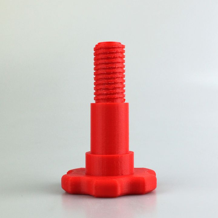 knob external thread spare parts spareparts threadedshaft 3D print model - Mito3D