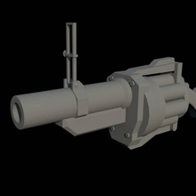 grenade launcher fan art grenadelauncher 3d print model - Mito3D