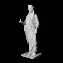 diosa esperanza scan flor griego romano escultura mujer 3dprint yeso 3dscan dinamarca escandinavo culturalheritage túnica 3d print model - Mito3D
