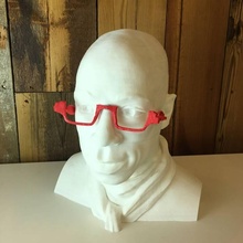 skull grips fashion & accessories glasses floreoncompetition ianwright floreon3d bespokeeyewear designitwright morganmorey 3d print model - Mito3D