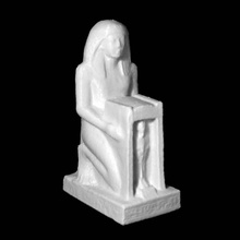 kneeling statue raia ptah scan 3d print model - Mito3D