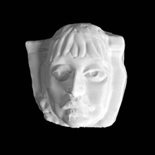 jade head scan ancient decoration 3d print model - Mito3D