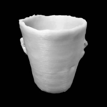 marble beaker lugs scan ancient object 3d print model - Mito3D