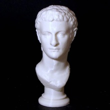 portrait head caligula scan bust roman marble 3d print model - Mito3D