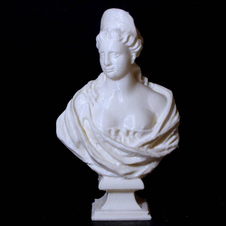 allegory peace scan bust woman 3D print model - Mito3D