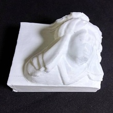 corbels human heads scan architecture 3d print model - Mito3D