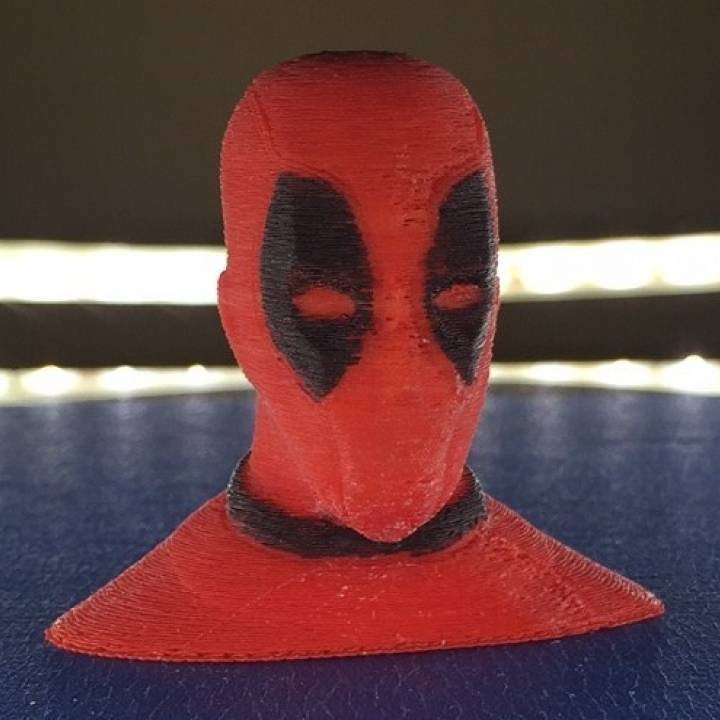 deadpool fan art marvel película 3D print model - Mito3D